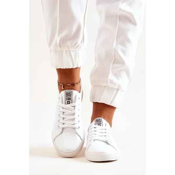  Női bőr tornacipő BIG STAR JJ274311 WHITE Big Star Shoes 