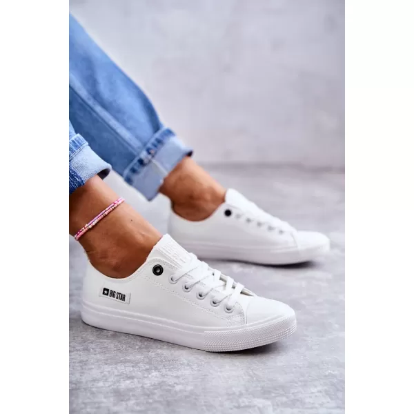  BIG STAR női bőr tornacipő KK274010 WHITE Big Star cipő 