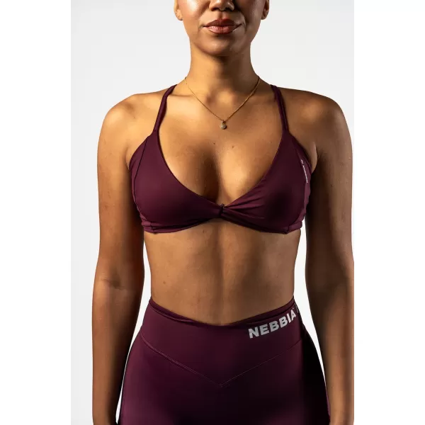  Sportmelltartó közepes alátámasztással TWIST-KNOT 423 DARK RED Nebbia 