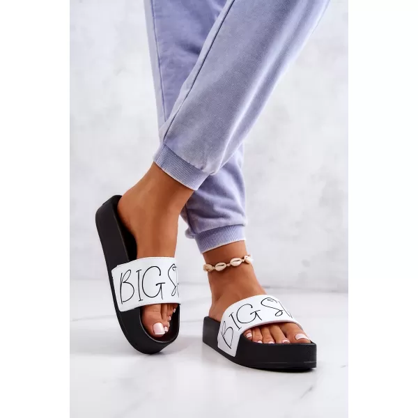  Női divatpapucs BIG STAR JJ274A275 WHITE Big Star Shoes 
