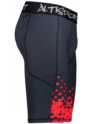 Férfi sportlányok a prémium térdénél ALTISPORT VOJ/ALM109LEG02 PIROS/FEKETE