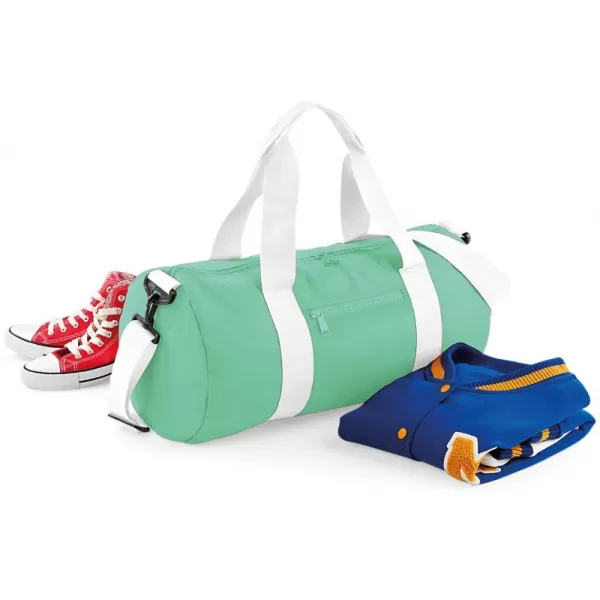  | BG 140 MINT GREEN/WHITE BagBase 