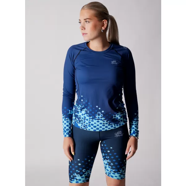  Női funkcionális T -piró hosszú ujjú prémiummal ALTISPORT VOJ/ALW109TR03 KIRÁLYI 