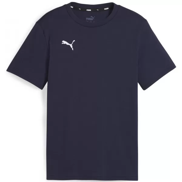  T -póló PUMA TEAMGOAL CASUALS TEE JR 658616_06 PUMA NAVY/PUMA WHITE 