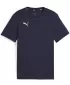 T -póló PUMA TEAMGOAL CASUALS TEE JR 658616_06 PUMA NAVY/PUMA WHITE