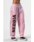 Bő bő melegítőnadrág BOYFRIEND STYLE 432 PINK Nebbia