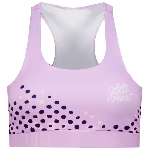  Női funkcionális sport melltartó prémium ALTISPORT VOJ/ALW109POD01 HALVÁNYLILA 