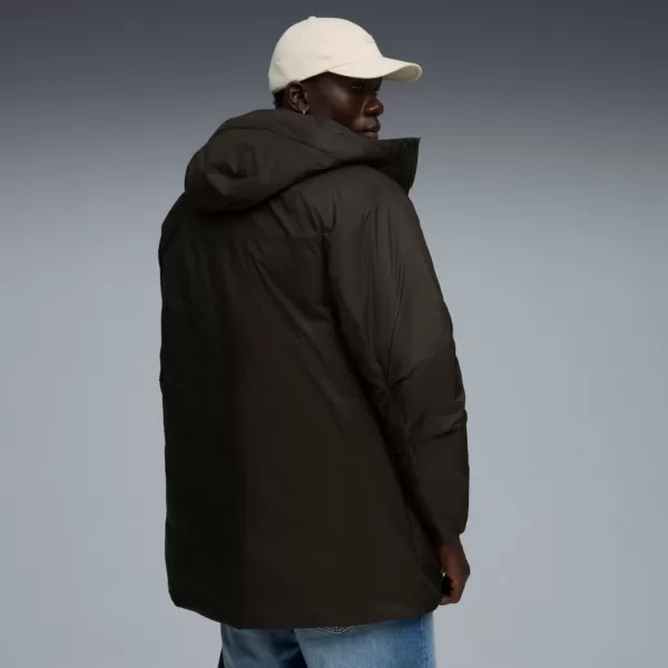  Férfi dzseki PUMA PROTECTIVE HOODED DOWN PARKA 688380-01 FEKETE 