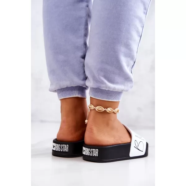  Női divatpapucs BIG STAR JJ274A275 WHITE Big Star Shoes 