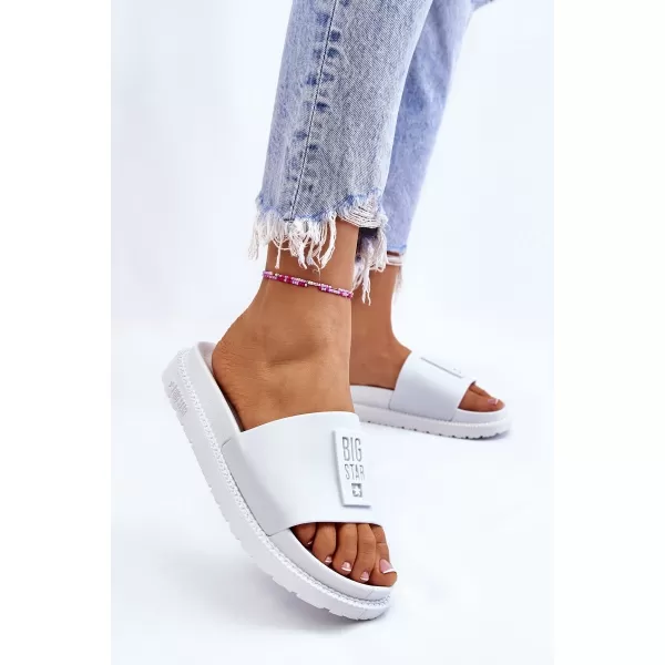  Női papucs BIG STAR LL274428 WHITE Big Star Shoes 