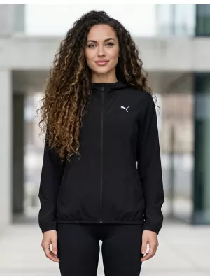 Női kabát PUMA RUN VELOCITY WOVEN JACKET W 526584-01 FEKETE