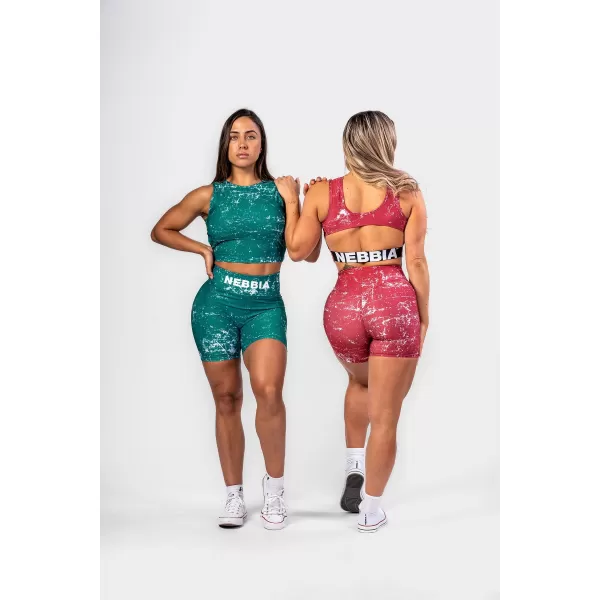  Crop top ROUGH GIRL 617 GREEN Nebbia 
