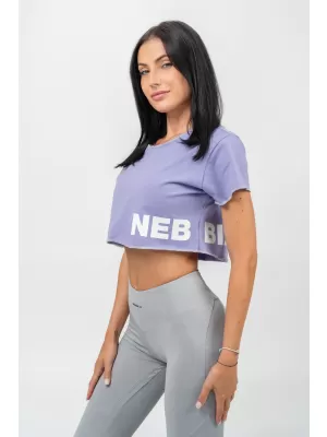 Crop top póló POWERHOUSE 279 LIGHT LILA Nebbia