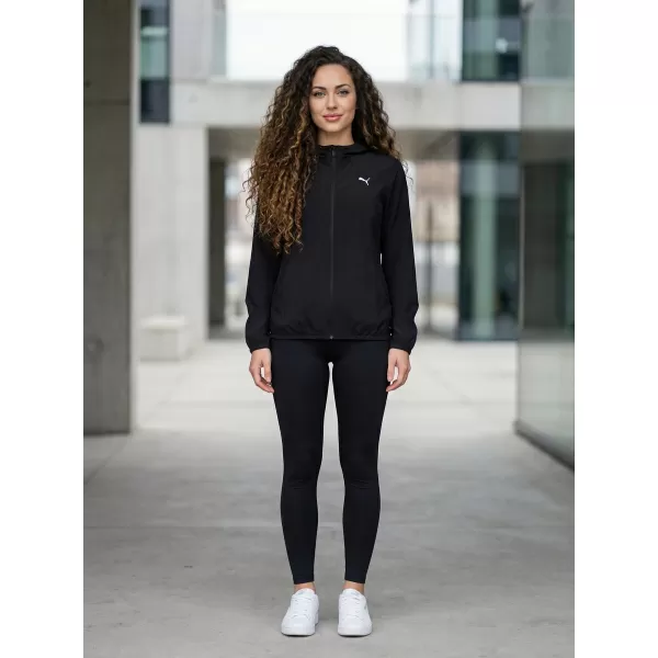  Női kabát PUMA RUN VELOCITY WOVEN JACKET W 526584-01 FEKETE 