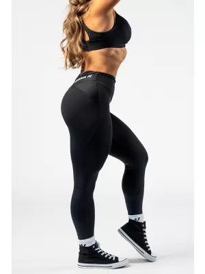 Formáló leggings V alakú derékkal STRONG BEAUTY 425 BLACK Nebbia