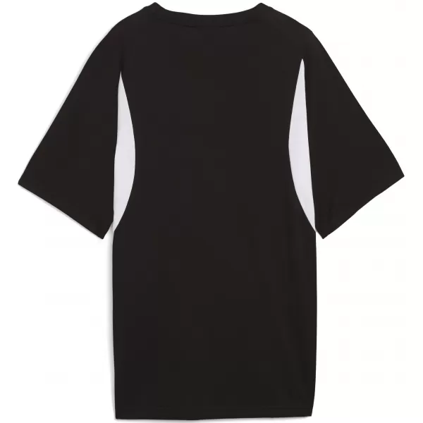  Ing PUMA TEAMEVOSTRIPE TEE WMN 659959_03 PUMA FEKETE/PUMA EZÜST 