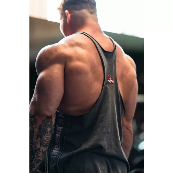  Mosott izom hát stringer GOLDEN AGE 791 BLACK Nebbia 
