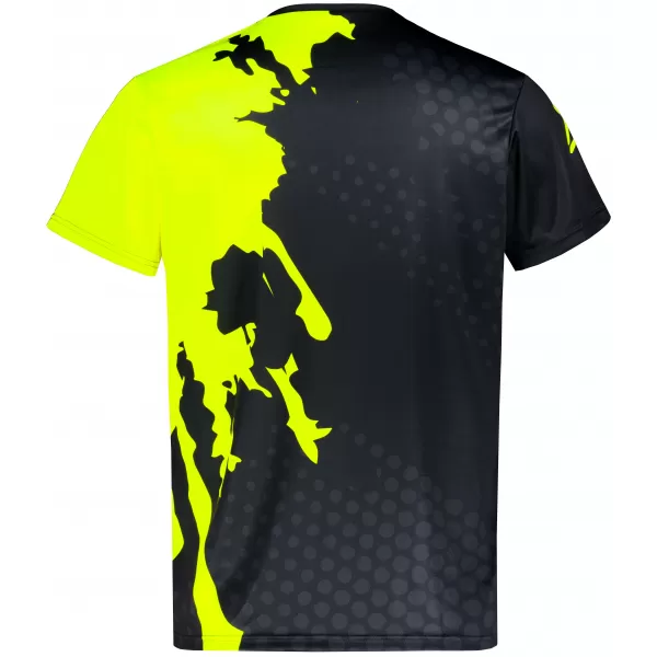  Férfi funkcionális T -piró prémium ALTISPORT VOJ/ALM112TR01 FEKETE-FLUO SÁRGA 