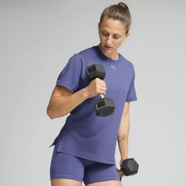  Ing PUMA CLOUDSPUN TEE - REG 525776_46 KÉK KRISTÁLY 