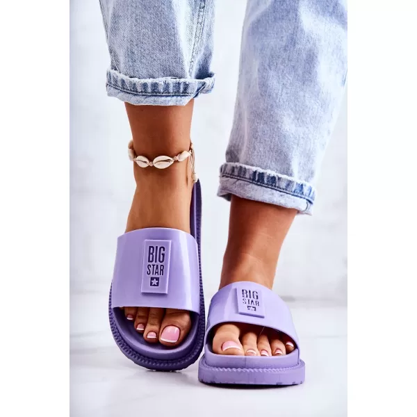  Női divatpapucs BIG STAR JJ274A304 LILA Big Star Shoes 