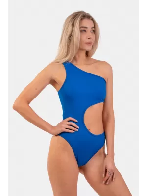 Aszimmetrikus egy vállú monokini 459 BLUE Nebbia