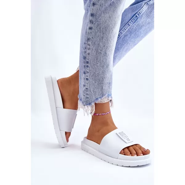  Női papucs BIG STAR LL274428 WHITE Big Star Shoes 