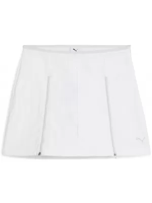 Női szoknya PUMA DARE TO ZIP-OFF SKIRT 629830_02 PUMA FEHÉR