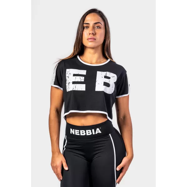  Crop top póló GAME ON 610 BLACK Nebbia 