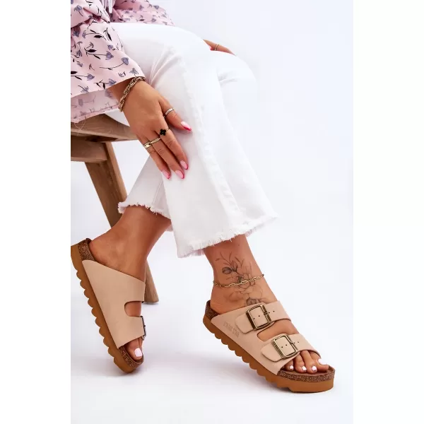  Női papucs BIG STAR LL274745 BÉZS Big Star Shoes 