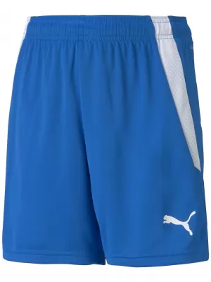 Rövidnadrág PUMA TEAMLIGA SHORTS JR 704931_02 ELEKTROMOS KÉK LIMONÁDÉ