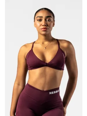 Sportmelltartó közepes alátámasztással TWIST-KNOT 423 DARK RED Nebbia