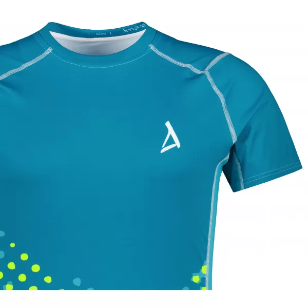  Férfi funkcionális tömörítés T -piró prémium ALTISPORT VOJ/ALM109TR04 SMARAGD-FLUO 