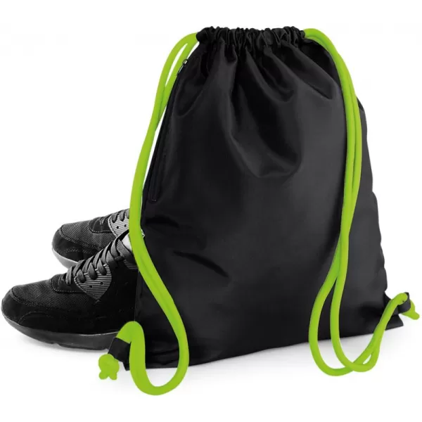  | BG 110 BLACK/LIME GREEN BagBase 