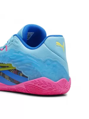 Hölgyek PUMA STEWIE 3 MIDNIGHT IN TOKYO 380070_01 FÉNYES AQUA / FLURU RÓZSASZÍN KUTYA