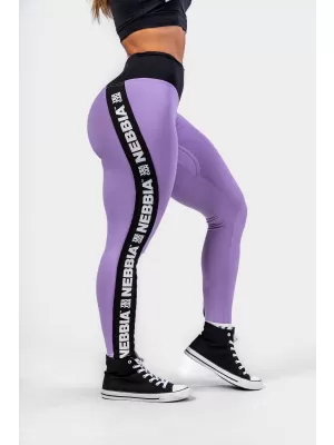 Magas derekú leggings ICONIC 209 LILA Nebbia