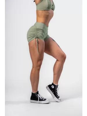 Push-up rövidnadrág fűzéssel STRONG BEAUTY 429 LIGHT GREEN Nebbia