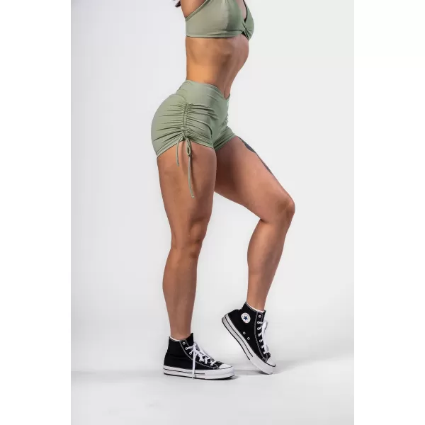  Push-up rövidnadrág fűzéssel STRONG BEAUTY 429 LIGHT GREEN Nebbia 
