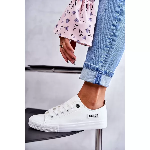  BIG STAR női bőr tornacipő KK274010 WHITE Big Star cipő 