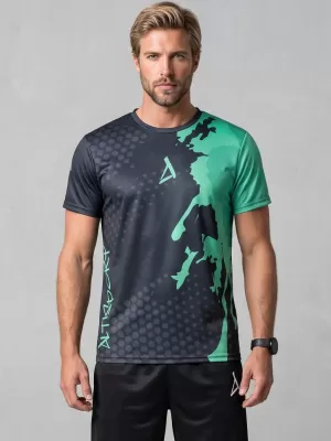 Férfi funkcionális T -piró prémium ALTISPORT VOJ/ALM112TR01 TYRKYS