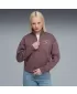 Női pulóver PUMA CLASS COMFORT HALF-ZIP SHORT CREW FL 688138-88 LILA