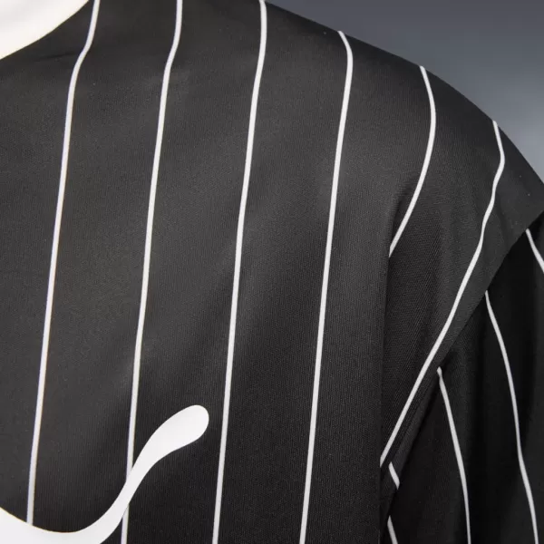  Férfi mez PUMA ESS STRIPED JERSEY 688263-01 FEKETE 