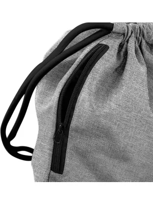 | BG 110 GREY MARL/BLACK BagBase