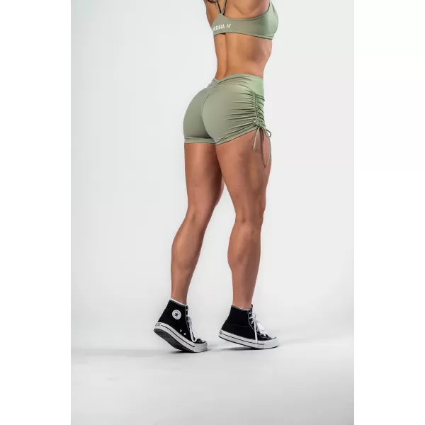  Push-up rövidnadrág fűzéssel STRONG BEAUTY 429 LIGHT GREEN Nebbia 