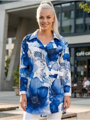 Női kabát prémium ALTISPORT VOJ/ALW102MI05 HADITENGERÉSZET/FEHÉR