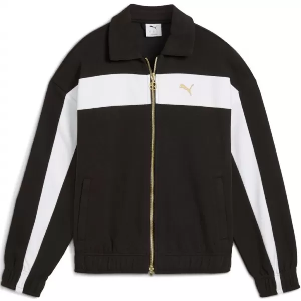  Női kabát PUMA T7 RELAXED TRACK JACKET 632137-01 FEKETE 