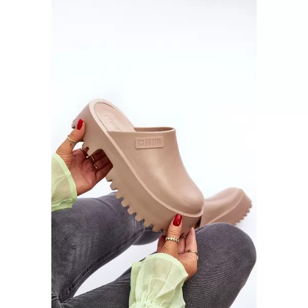  Női papucs BIG STAR NN274016 BÉZS Big Star Shoes 