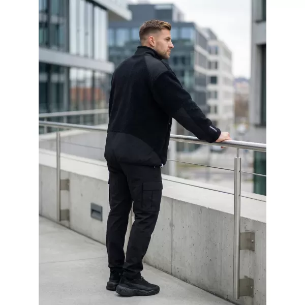  Férfi dzseki PUMA TECH SOFT TECH RELAXED SHERPA JACKET 632104-01 FEKETE 