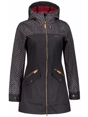 Női softshell dzseki ALTISPORT GEMEE FEKETE