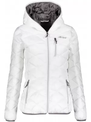 Női kabát ALTISPORT LEINA FEHÉR