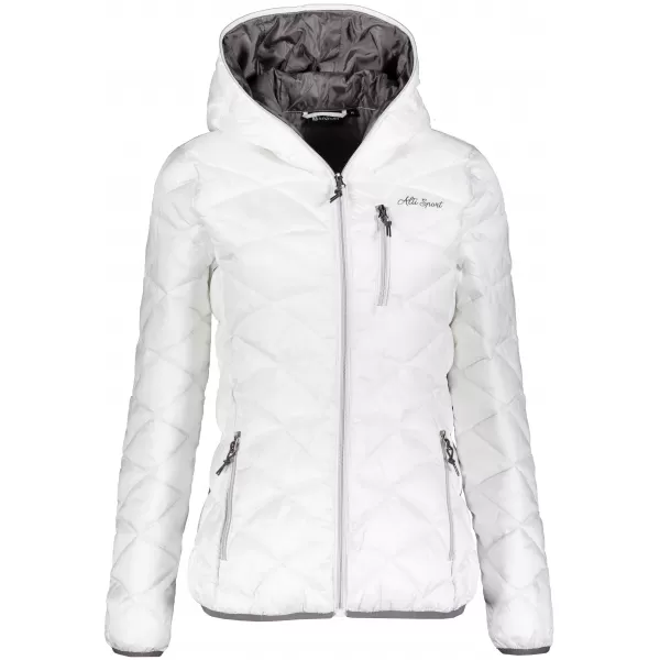  Női kabát ALTISPORT LEINA FEHÉR 